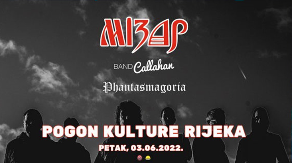 Kultna makedonska grupa Mizar zajedno s riječkim  Bandom Callahan i zagrebačkom Phantasmagorijom svira u Rijeci